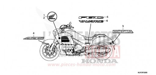 MARQUE/EMBLEME GL1800CF de 2015